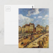 Het punt Neuf van Camille Pissarro Briefkaart (Voorkant / Achterkant)