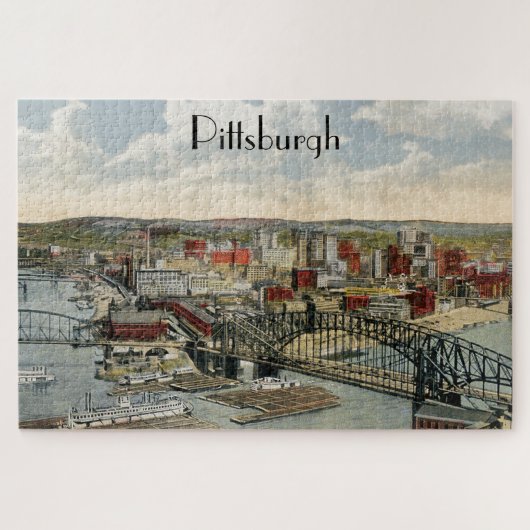 Het punt Pittsburgh van 1931 Grote puzzel (Horizontaal)