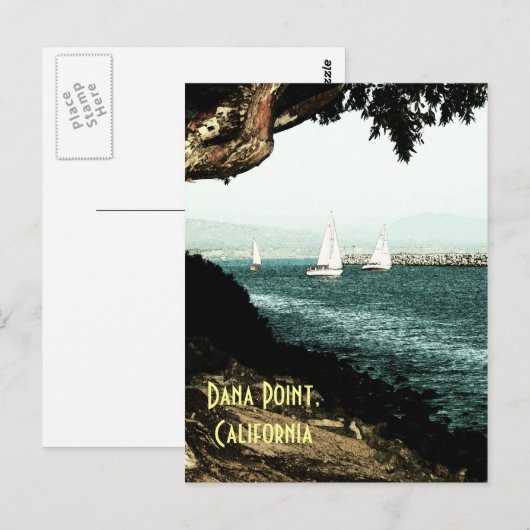 Het Punt van Dana, Californië Briefkaart (Voorkant / Achterkant)