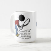 Het punt van Uitzicht is Stomme Mok (Voorkant links)