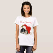 Het Puppy en Kitten Merry Shirt van Kerstmis (Voorkant volledig)