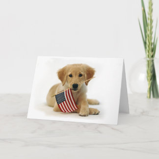 Het Puppy van het Golden retriever van de Dag van Kaart