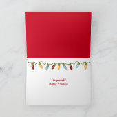 Het puppy van het Golden retriever van Kerstmis Feestdagen Kaart (Binnen)