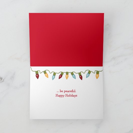 Het puppy van het Golden retriever van Kerstmis Feestdagen Kaart (Binnen)