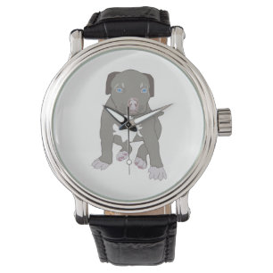 Het Puppy van Pitbull Horloge