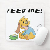 Het puppy voedt me muismat (Met muis)