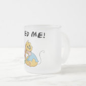 Het puppy voedt me T-shirts en Giften Matglas Koffiemok (Voorkant rechts)