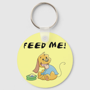 Het puppy voedt me T-shirts en Giften Sleutelhanger