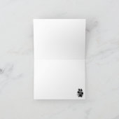 Het puppyKerstmis van Leonberger Feestdagen Kaart (Binnen)