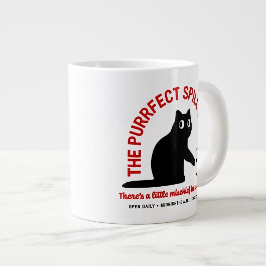 Het Purfect Spill Cafe Grote Koffiekop (Voorkant rechts)