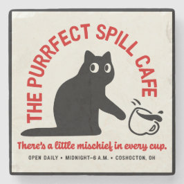Het Purfect Spill Cafe Stenen Onderzetter