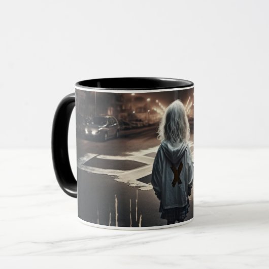 Het Purge Girl Mok (Voorkant links)