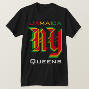 Het Queens van Jamaïca Blk. T-shirt
