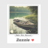 Het "Quiet Lake Uitzicht" Sticker (Vel)