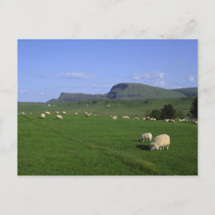 Het Quiraing-gebergte, eiland Skye, Hoogland, Briefkaart