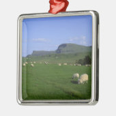 Het Quiraing-gebergte, eiland Skye, Hoogland, Metalen Ornament (Links)