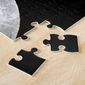 Het Raadsel van de Maan van Supermoon Legpuzzel (Zijkant)