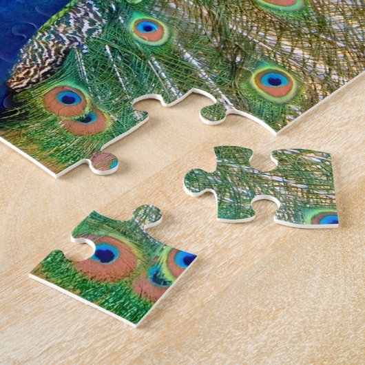 Het Raadsel van de pauw Legpuzzel (Zijkant)