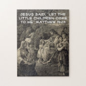 Het raadsel van Jesus Blessing Legpuzzel (Verticaal)