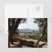 Het raam door de bomen. briefkaart (Voorkant / Achterkant)