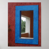 Het raam in Riviera Maya, Mexico Poster (Voorkant)