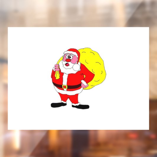 Het raam kletsen. raamsticker (Vel 2)