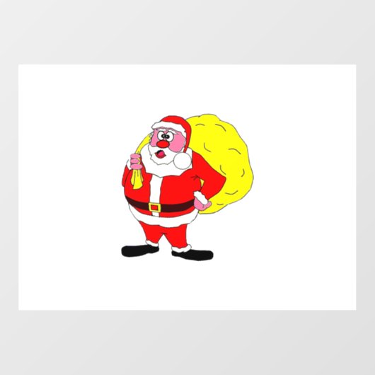 Het raam kletsen. raamsticker (Vel)