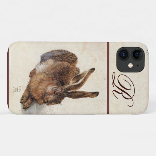 HET RABBIT-Monogram ( Young Hare ) Case-Mate iPhone Case (Achterkant (horizontaal))