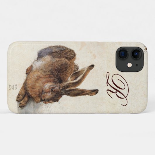 HET RABBIT-Monogram ( Young Hare ) Case-Mate iPhone Case (Achterkant (horizontaal))