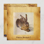 HET RABBIT-Monogram ( Young Hare ) Kaart (Voorkant / Achterkant)