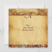 HET RABBIT-Monogram ( Young Hare ) Kaart (Achterkant)