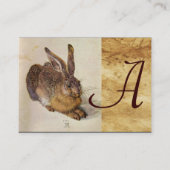 HET RABBIT-Monogram ( Young Hare ) Visitekaartje (Achterkant)