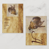 HET RABBIT-Monogram ( Young Hare ) Visitekaartje (Voorkant / Achterkant)