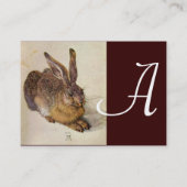 HET RABBIT-Monogram ( Young Hare ) Visitekaartje (Achterkant)
