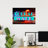 Het Rad Mall "MIAMI: Nights" 20 x 28" Poster (Thuiskantoor)