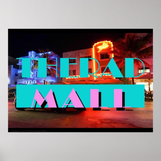 Het Rad Mall "MIAMI: Nights" 20 x 28" Poster (Voorkant)