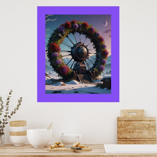 Het rad van fluisteringen poster (Keuken)