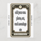 Het Rad van Fortuin Tarot Kaart (Voorkant)