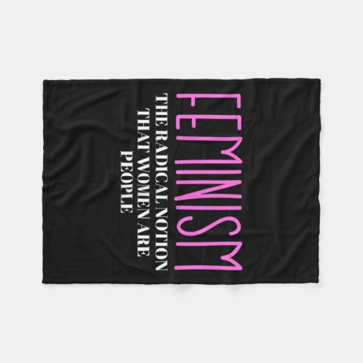 Het radicale idee dat vrouwen mensen zijn fleece deken (Voorkant (Horizontaal))