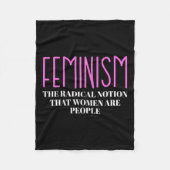 Het radicale idee dat vrouwen mensen zijn fleece deken (Voorkant)