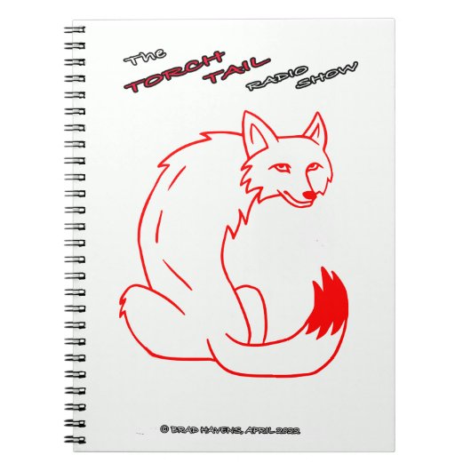 Het Radio Show Poster van het Lusje van de zaklant Notitieboek (Voorkant)