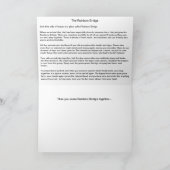 Het Rainboogbrug gedicht, ter nagedachtenis van ee Bedankkaart (Binnen)