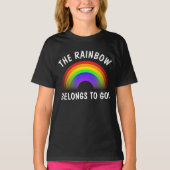 HET RAINBOW BEHOORT TOT GOD, Christelijke T-shirts (Voorkant)