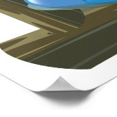 Het Rainier-vakantie-poster. Poster (Hoek)