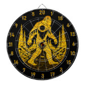 Het raken van Bullseyes en Bigfoot Dreams Dartbord (Voorkant)