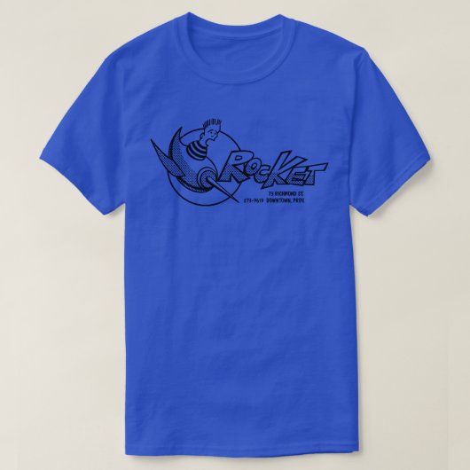 Het raketlicht t-shirt (Design voorkant)