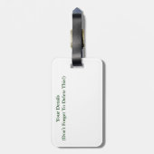 HET RAM BAGAGELABEL (Achterkant verticaal)