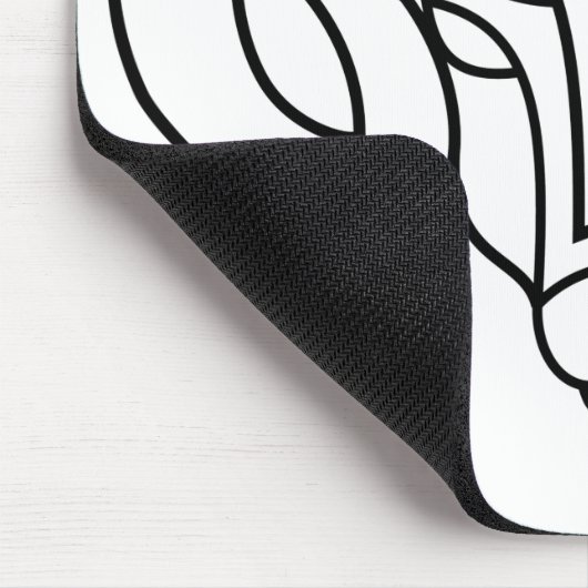 Het Ram Gold en de zwarte zodiale astrologie Muismat (Hoek)