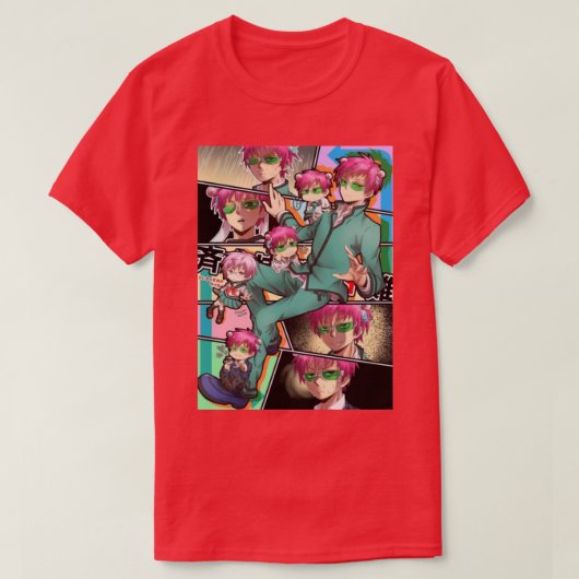 Het rampzalige leven van Saiki K 1 T-shirt (Design voorkant)