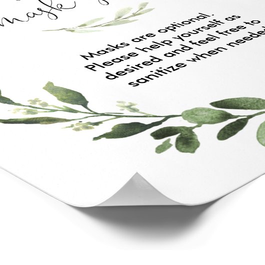 Het rangschikken van het teken van het maskerstati poster (Hoek)